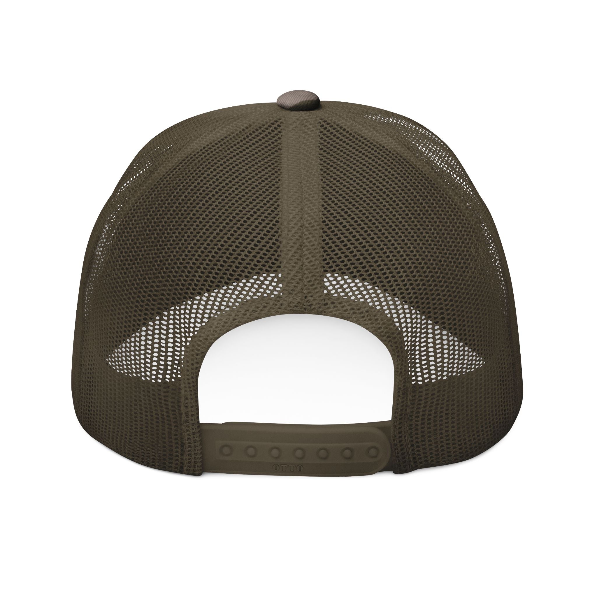 BEEN HERE STILL HERE Camouflage Embroidered Trucker Hat