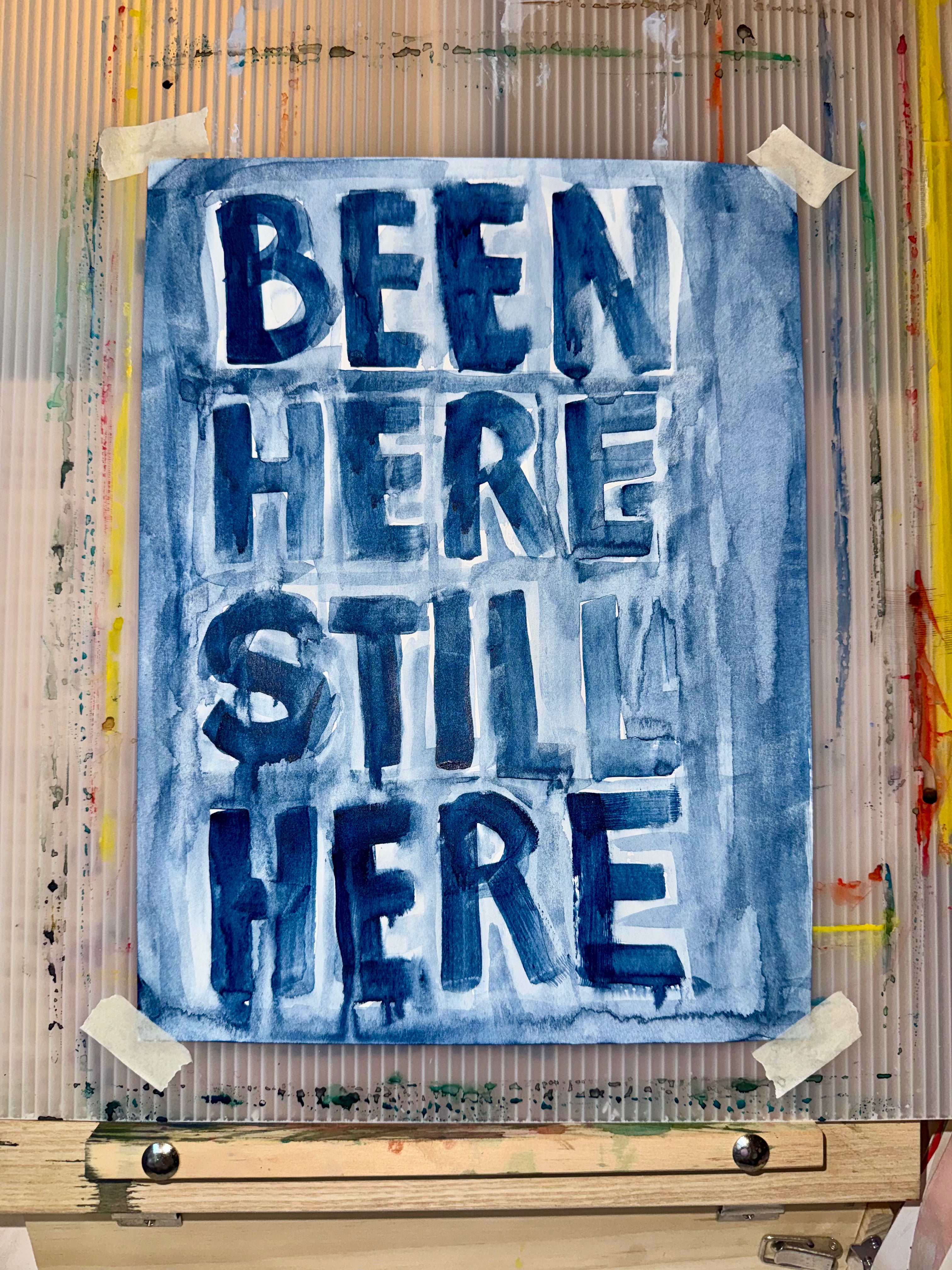 BEEN HERE STILL HERE Original Watercolor Paintings by Kristina Maria Lopez (tiered pricing)