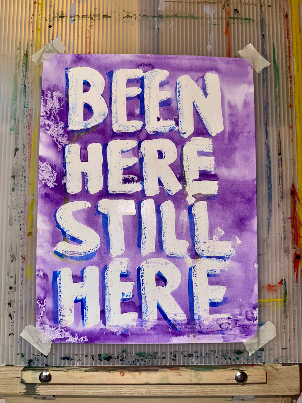 BEEN HERE STILL HERE Original Watercolor Paintings by Kristina Maria Lopez (tiered pricing)