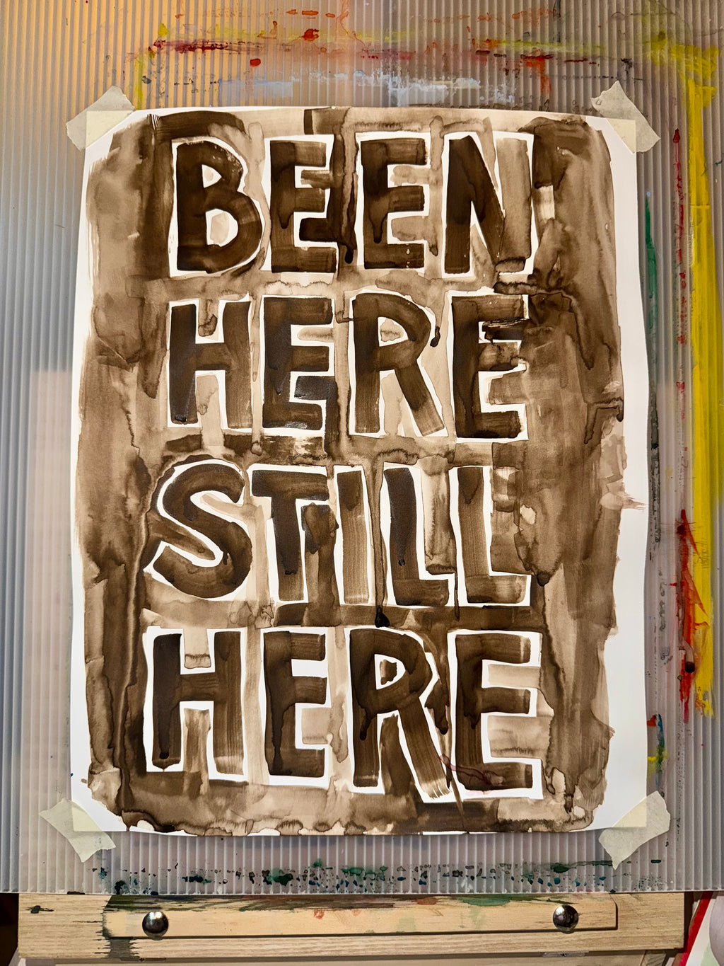 BEEN HERE STILL HERE Original Watercolor Paintings by Kristina Maria Lopez (tiered pricing)