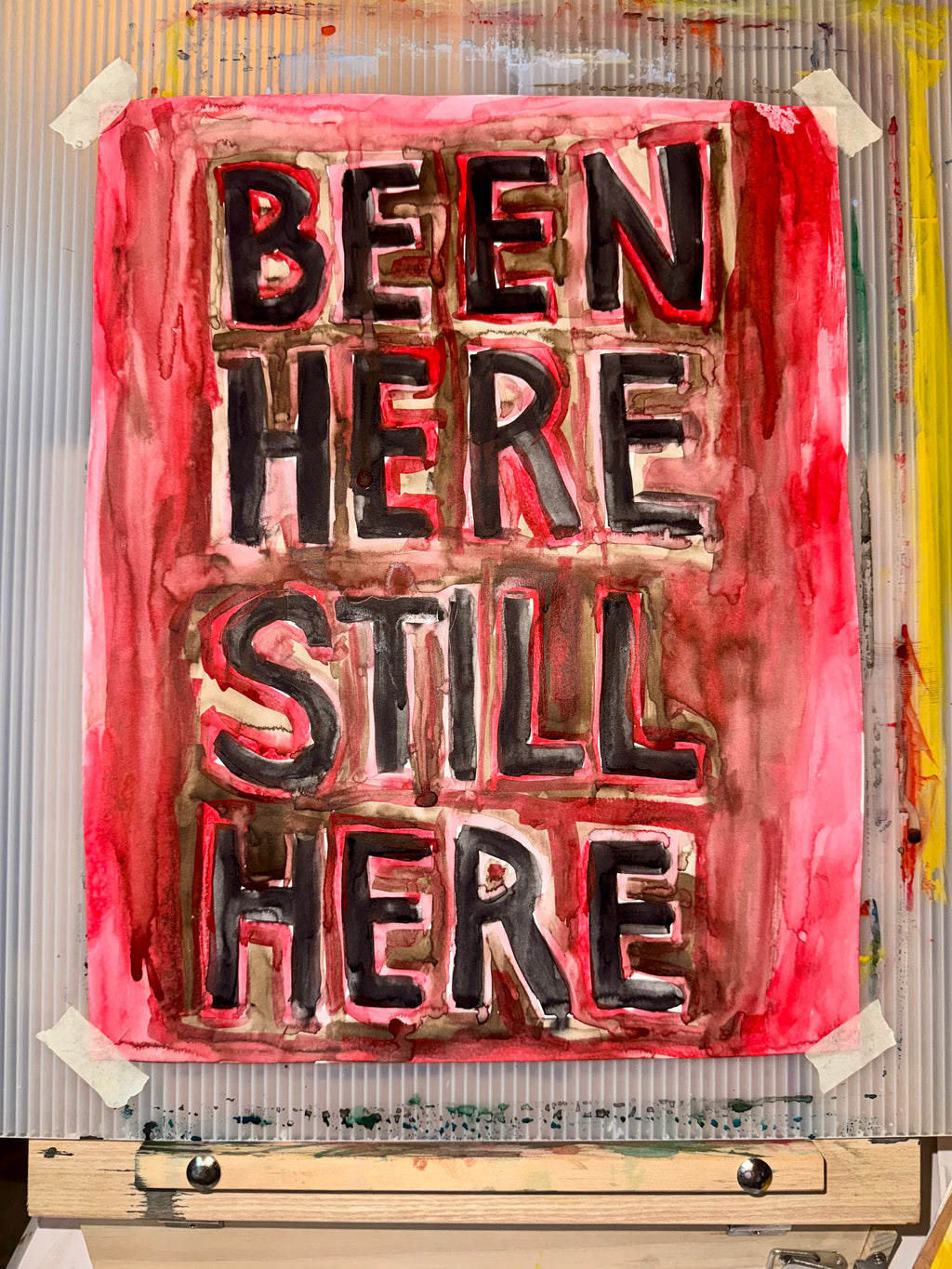 BEEN HERE STILL HERE Original Watercolor Paintings by Kristina Maria Lopez (tiered pricing)