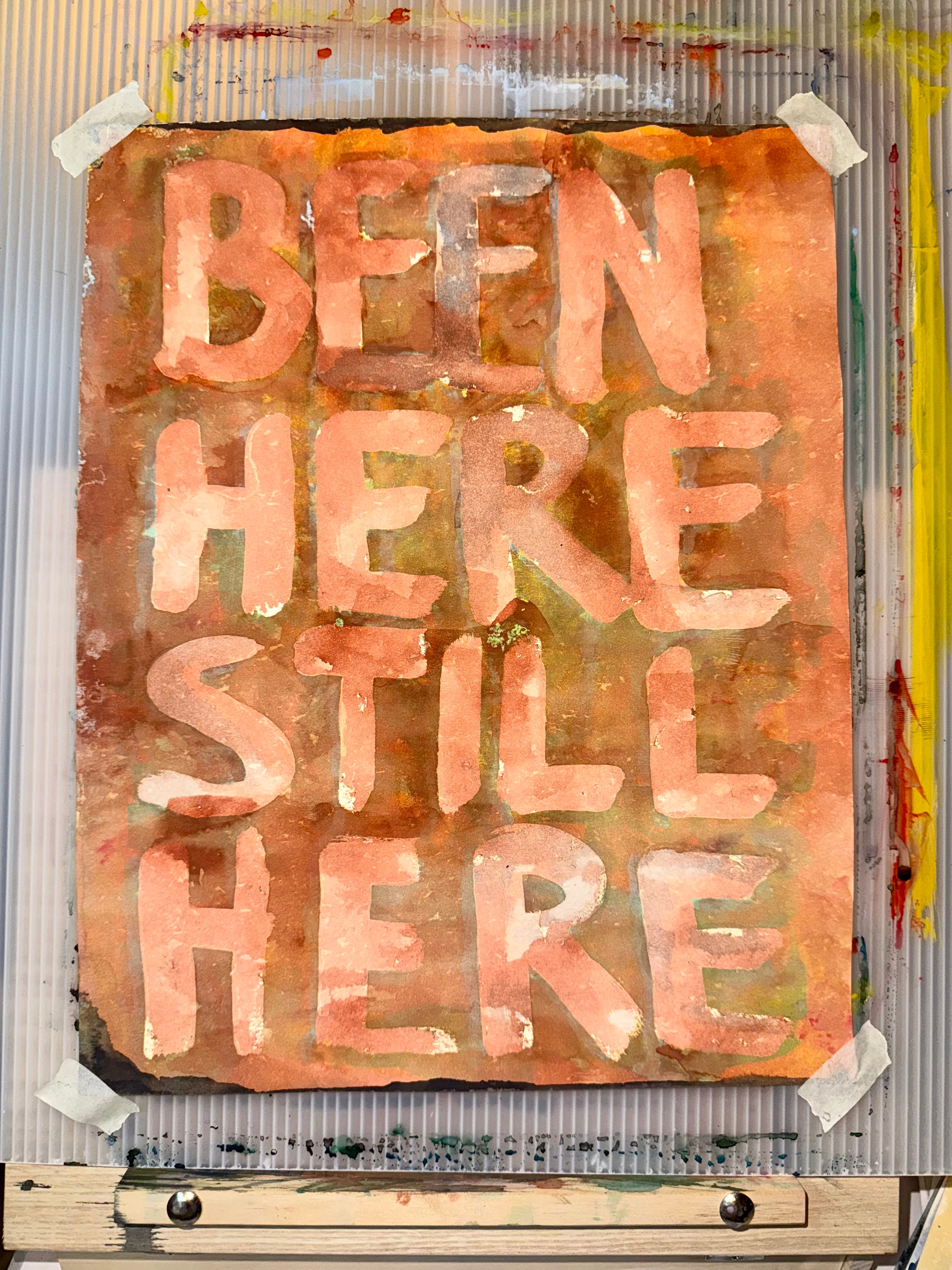BEEN HERE STILL HERE Original Watercolor Paintings by Kristina Maria Lopez (tiered pricing)