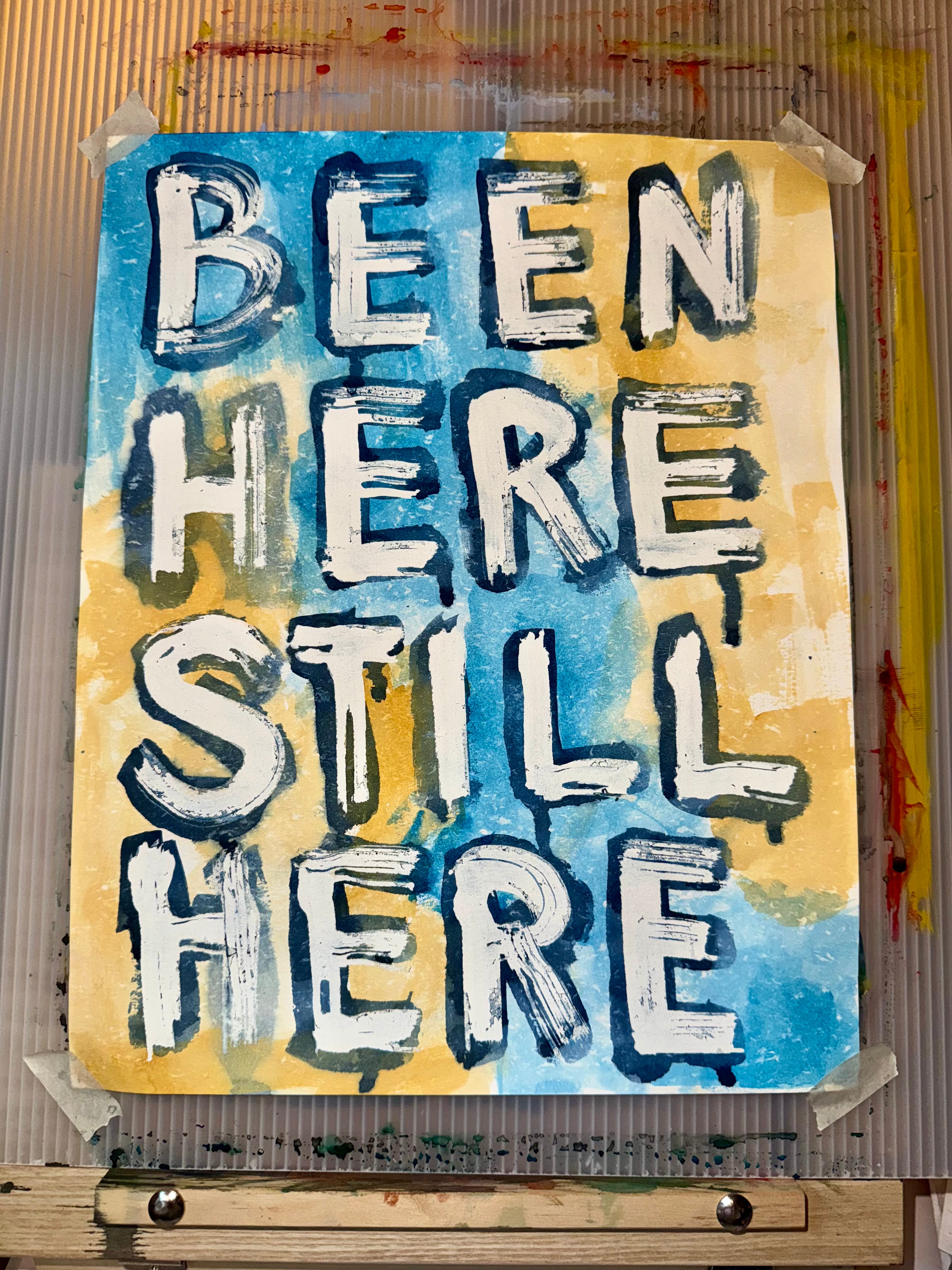 BEEN HERE STILL HERE Original Watercolor Paintings by Kristina Maria Lopez (tiered pricing)