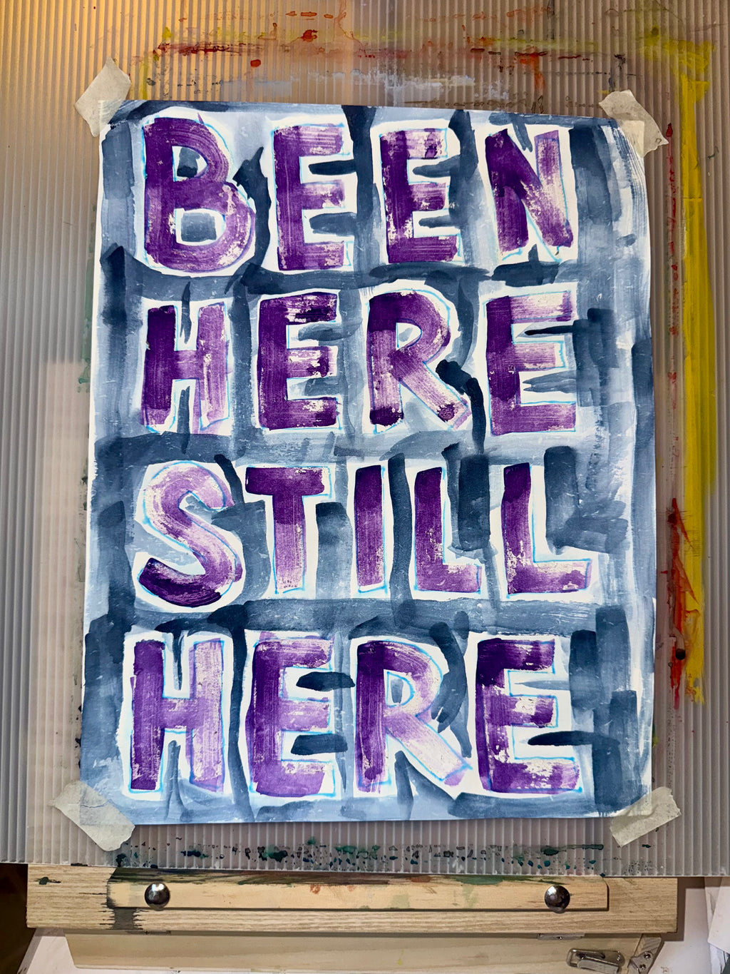 BEEN HERE STILL HERE Original Watercolor Paintings by Kristina Maria Lopez (tiered pricing)