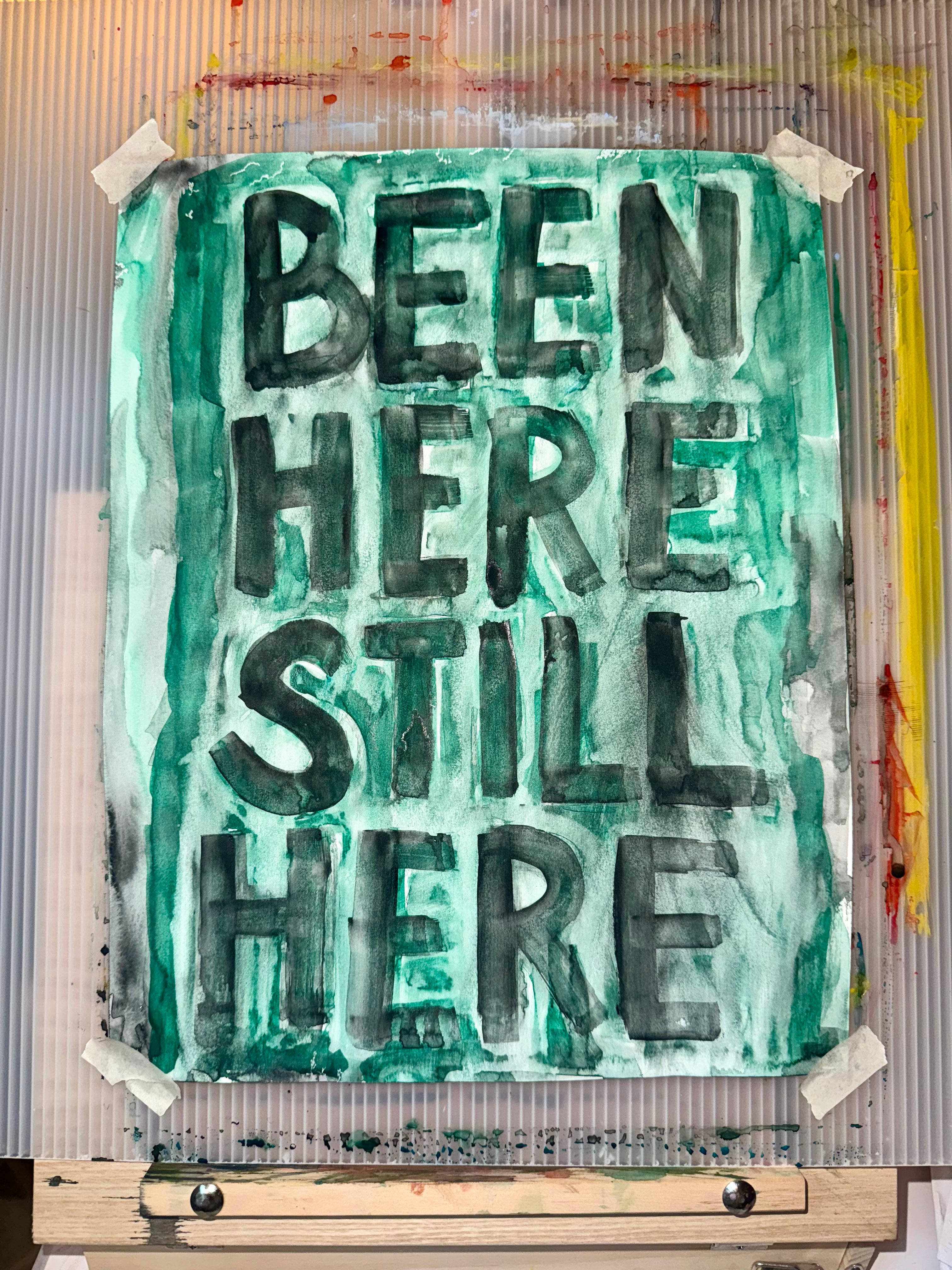 BEEN HERE STILL HERE Original Watercolor Paintings by Kristina Maria Lopez (tiered pricing)